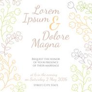 Invitation wedding card N2