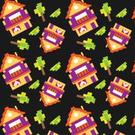houses pattern