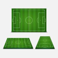 Soccer field - Vector illustration N2