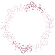 cute flowers frame