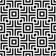 vintage retro seamless pattern black and white
