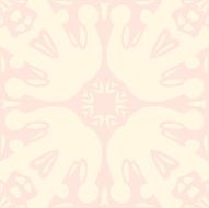 Pink Symmetrical Tile Background