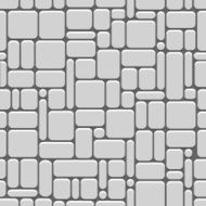 Stylized stone wal