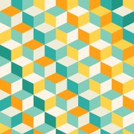 abstract geometric mosaic pattern