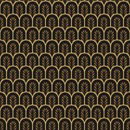 Art Deco seamless vintage wallpaper pattern N18