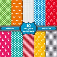 Hand icons Like thumb up and click here symbols N5