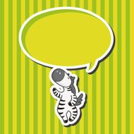 animal zebra cartoon theme elements N5