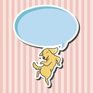 animal dog cartoon theme elements N23