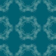 Round henna mehendi drawing mandalas drawn seamless pattern N15