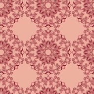 Round henna mehendi drawing mandalas drawn seamless pattern N16