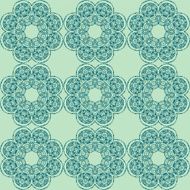 Round henna mehendi drawing mandalas drawn seamless pattern N19