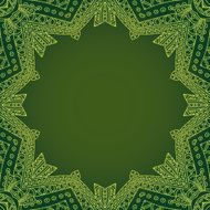 Decorative round frame N2