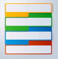Colorful Web Stickers Tags and Labels N19