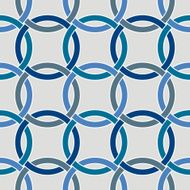 Seamless circle geometric pattern