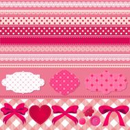 pink scrapbook set