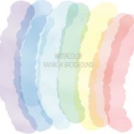 violet blue green yellow orange red rainbow paint watercolor vin