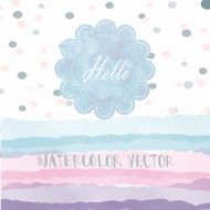 Light blue pink violet green tone with retro vintage style