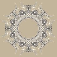 Circular Floral Ornament N5