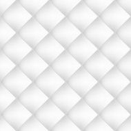 Seamless white diamond tiles pattern vector wallpaper