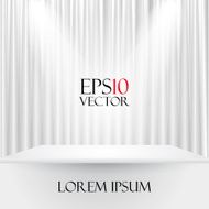 Vector stage curtain