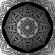 Silver mandala N39