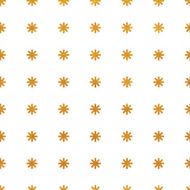Vector seamless pattern with stylized dandelions