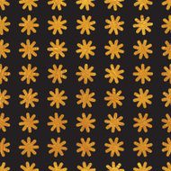Luxury seamless golden floral wallpaper N7