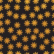 Luxury seamless golden floral wallpaper N8