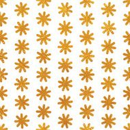 Vector seamless pattern with stylized dandelions N2