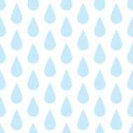 The pattern of blue drops rain N16
