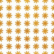Vector seamless pattern with stylized dandelions N3