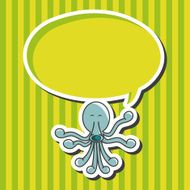 animal octopus cartoon theme elements N4