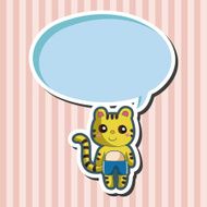 animal summer cartoon theme elements N34
