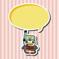 animal summer cartoon theme elements N35