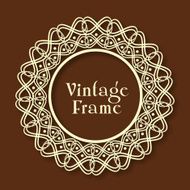 Floral design decorated beautiful Vintage frame N2