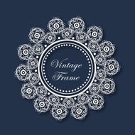 Floral design decorated beautiful Vintage frame N10