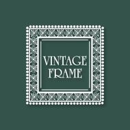 Floral design decorated beautiful Vintage frame N12
