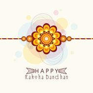 Beautiful rakhi for Raksha Bandhan celebration N8