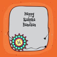 Greeting card for Raksha Bandhan celebration N10