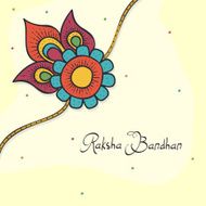 Beautiful rakhi for Raksha Bandhan celebration N9