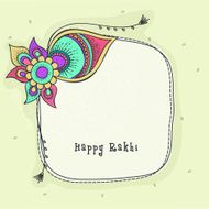 Blank frame for Raksha Bandhan celebration