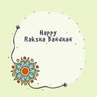 Beautiful rakhi for Raksha Bandhan celebration N10