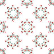 Seamless vector geometric abstract pattern Creative round shapes made of N39