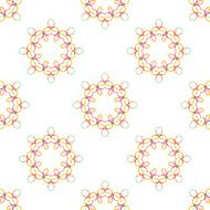 Seamless vector geometric abstract pattern Creative round shapes made of N41