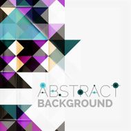 Abstract geometric background Modern overlapping triangles N129