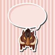 animal cartoon theme elements N78