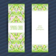 Vintage ornate card with Eastern elements N3