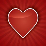 Valentine&#039;s Day Card with Hearts N2