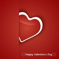 Valentine&#039;s Day Card with Hearts N6