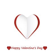 Valentine&#039;s Day Card with Hearts N9